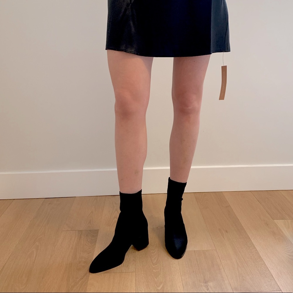 ASOS black sock boot BRAND NEW and never worn.